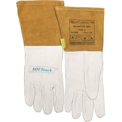 Schweißerhandschuhe Gr.L (9) natur orange 5 PA Schweißerhandschuhe Gr.L (9) natur orange 5 PA