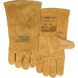 Schweißerhandschuhe Bucktan Gr.XL (9,5) gelb Rindspaltleder 5 PA Schweißerhandschuhe Bucktan Gr.XL (9,5) gelb Rindspaltleder 5 PA