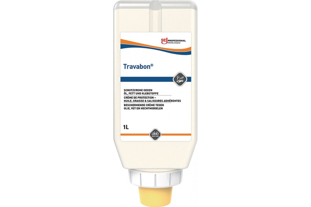 Hautschutzsalbe Travabon® 1l silikonfrei,parfümiert Hautschutzsalbe Travabon® 1l silikonfrei,parfümiert