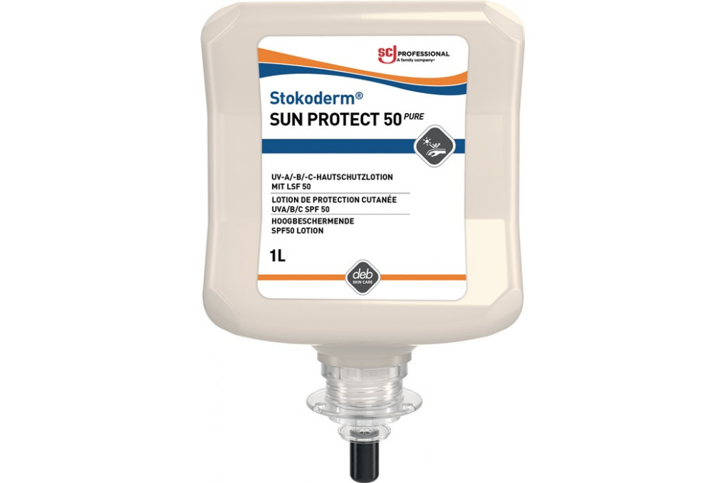 UV Hautschutzcreme Stokoderm® Sun Protect 50 PURE 1l unparfümiert Kartusche UV Hautschutzcreme Stokoderm® Sun Protect 50 PURE 1l unparfümiert Kartusche