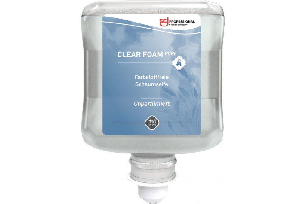 Schaumseife Clear FOAM Pure 1l f.4707 020 186 Kartusche Schaumseife Clear FOAM Pure 1l f.4707 020 186 Kartusche
