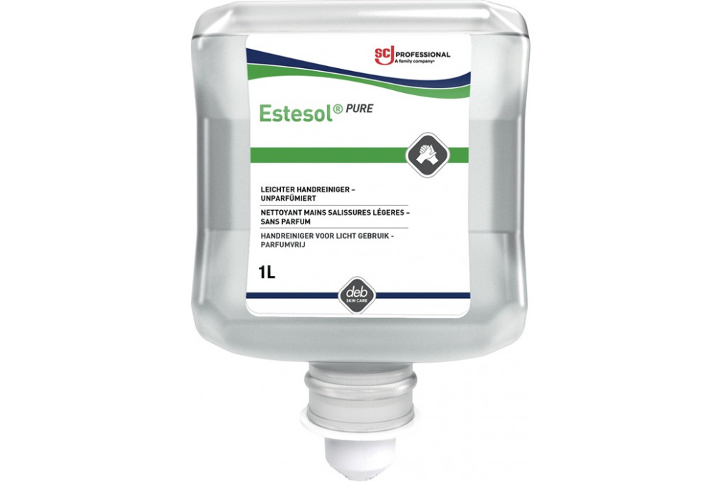 Handreinigungslotion Estesol® PURE 1l unparfümiert farbstofffrei Kartusche Handreinigungslotion Estesol® PURE 1l unparfümiert farbstofffrei Kartusche