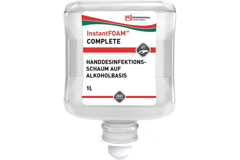 Schaum Handdesinfektionsmittel InstantFOAM® Complete 1l Kartusche Schaum Handdesinfektionsmittel InstantFOAM® Complete 1l Kartusche
