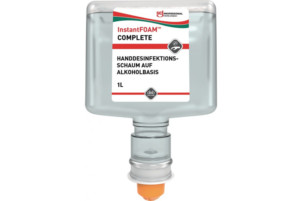 Schaum Handdesinfektionsmittel InstantFOAM® Complete 1l (TF) Kartusche Schaum Handdesinfektionsmittel InstantFOAM® Complete 1l (TF) Kartusche