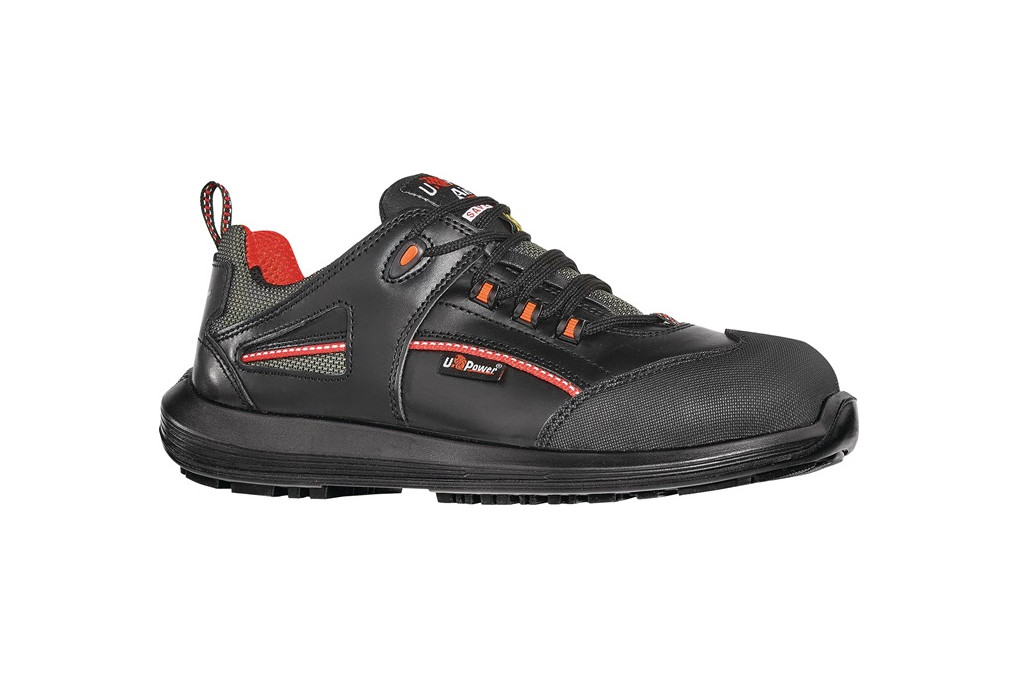 Sicherheitsschuh Iroko Gr.45 W.11 schwarz rot S3 SRC ESD EN20345 Leder Überkappe Sicherheitsschuh Iroko Gr.45 W.11 schwarz rot S3 SRC ESD EN20345 Leder Überkappe