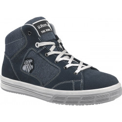 Sicherheitsstiefel Caravan Gr. 42 blau Leder Textilmaterial S1P SRC EN20345 Sicherheitsstiefel Caravan Gr. 42 blau Leder Textilmaterial S1P SRC EN20345