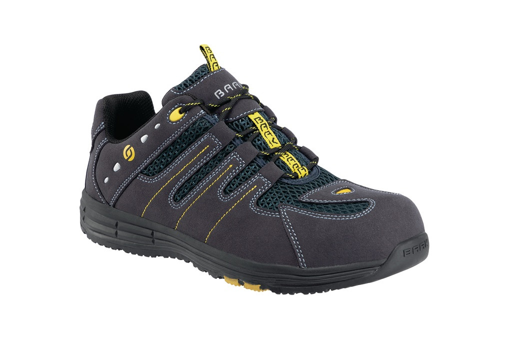 Sicherheitsschuh Rick2 Gr.45 W.12 blau gelb S1P SRC ESD EN20345 Mikrofaser Texti Sicherheitsschuh Rick2 Gr.45 W.12 blau gelb S1P SRC ESD EN20345 Mikrofaser Texti
