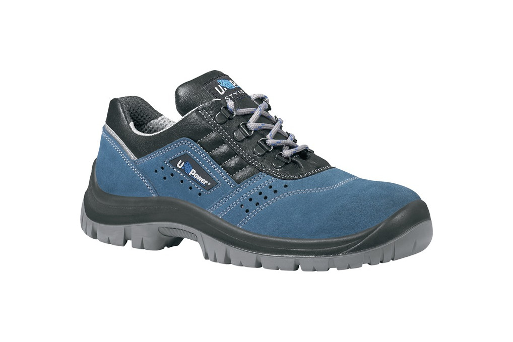 Sicherheitsschuh Boss Gr.42 W.11 blau schwarz S1P SRC EN20345 Leder U.POWER Sicherheitsschuh Boss Gr.42 W.11 blau schwarz S1P SRC EN20345 Leder U.POWER
