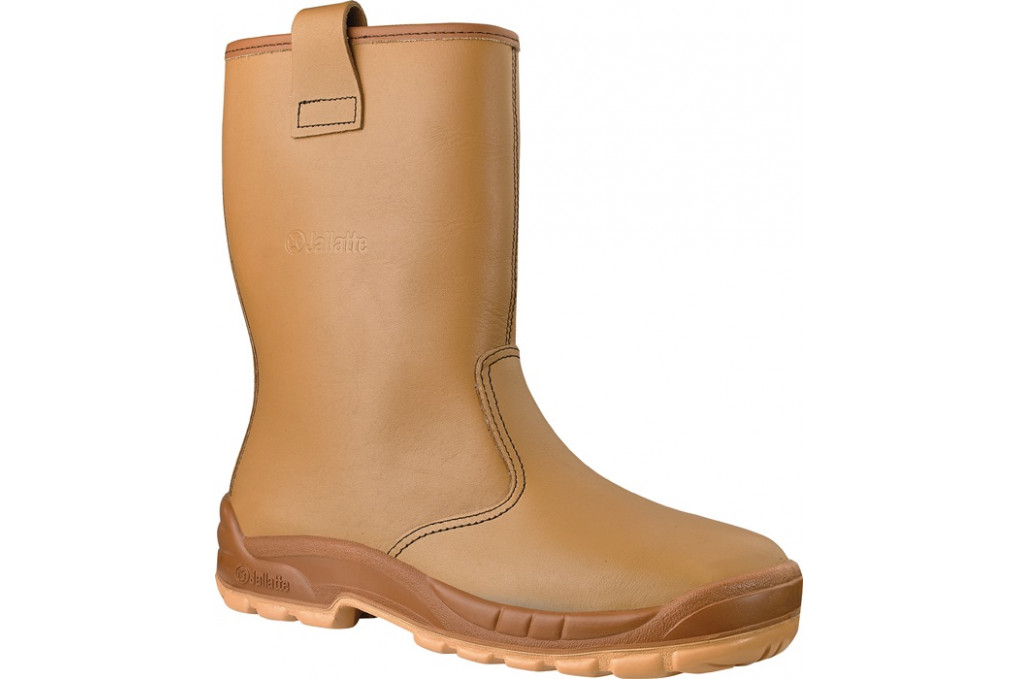 Winterschlupfstiefel Jalartic SAS Gr.48 beige AP 23 Leder S3 SRC EN20345 U.POWER