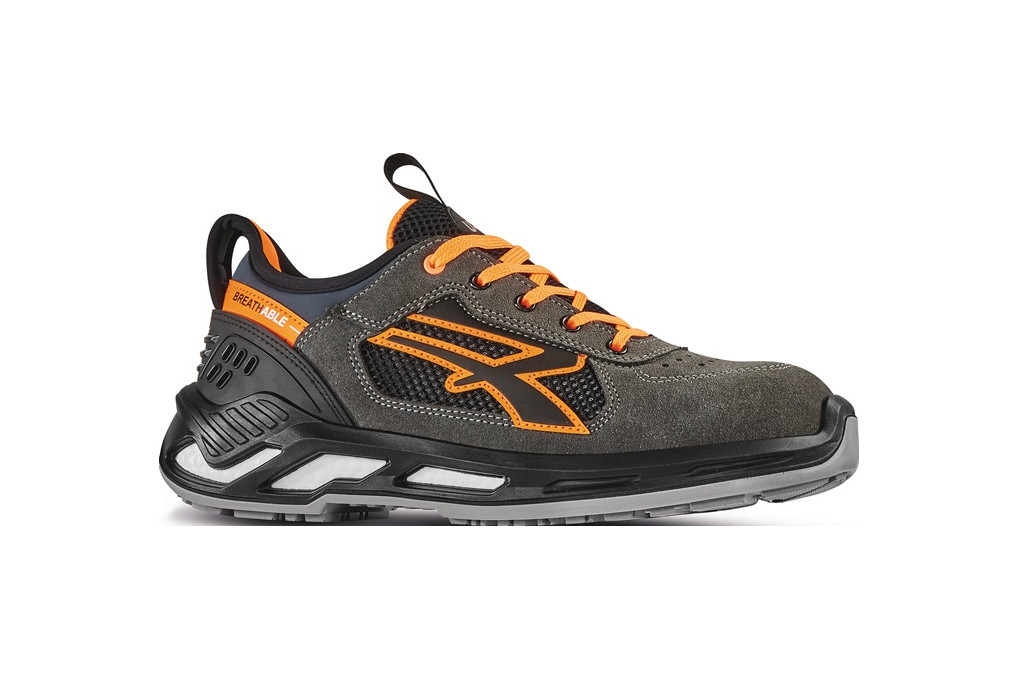Sicherheitsschuh Ryder Gr.40 grau orange S1P SRC ESD EN20345 Leder U.POWER Sicherheitsschuh Ryder Gr.40 grau orange S1P SRC ESD EN20345 Leder U.POWER