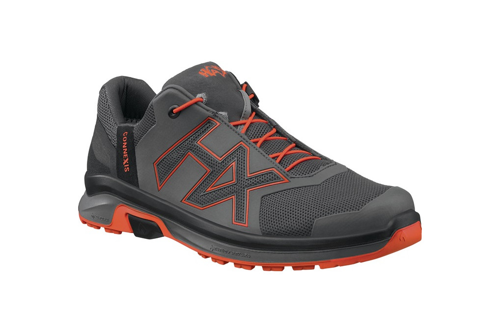 Freizeitschuh CONNEXIS Go GTX low Gr.6,5(40) grau orange Mikrofaser Textil