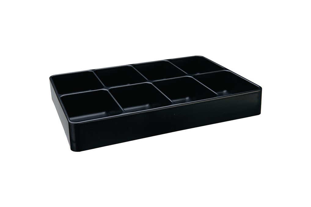 Eins.LOGS 130 H48xB338xT238mm Ku.schwarz 8 fach LOGS Eins.LOGS 130 H48xB338xT238mm Ku.schwarz 8 fach LOGS