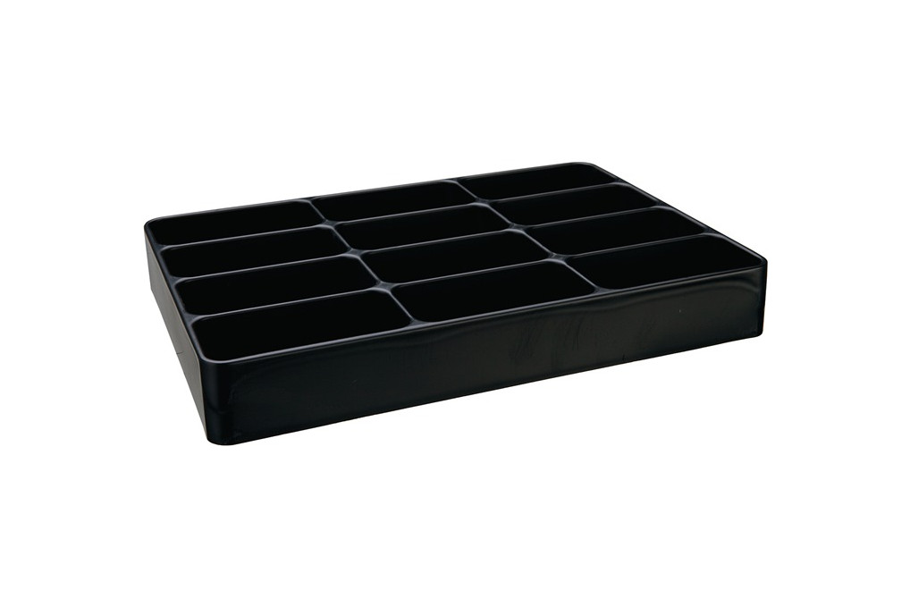 Eins.LOGS 133 H48xB338xT238mm Ku.schwarz 12 fach LOGS Eins.LOGS 133 H48xB338xT238mm Ku.schwarz 12 fach LOGS