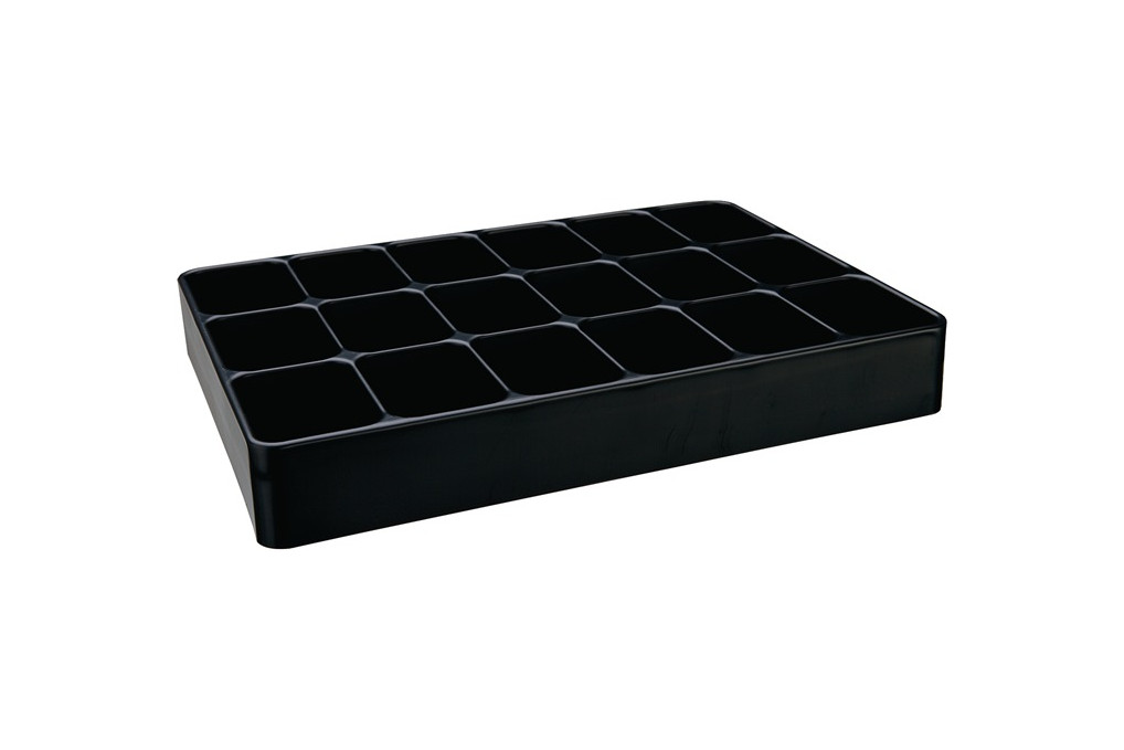 Eins.LOGS 136 H48xB338xT238mm Ku.schwarz 18 fach LOGS Eins.LOGS 136 H48xB338xT238mm Ku.schwarz 18 fach LOGS