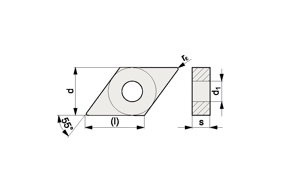 Wendeschneidplatte DNMG 110404 F PMK30 Bearb.Schlicht PROMAT Wendeschneidplatte DNMG 110404 F PMK30 Bearb.Schlicht PROMAT