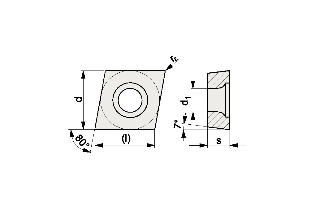 Wendeschneidplatte CCMT 09T304 M PMK10 Bearb.mittel PROMAT Wendeschneidplatte CCMT 09T304 M PMK10 Bearb.mittel PROMAT
