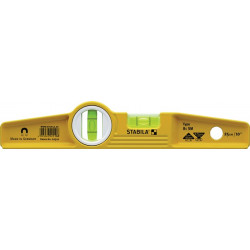 Torpedowasserwaage 81 SM 25cm Alu.gelb ± 0,5 mm m o.Gürteltasche STABILA Torpedowasserwaage 81 SM 25cm Alu.gelb ± 0,5 mm m o.Gürteltasche STABILA