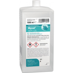 Handdesinfektionsgel MYXAL® SEPT GEL 1l parfüm farbstofffrei 1000ml Hartflasche Handdesinfektionsgel MYXAL® SEPT GEL 1l parfüm farbstofffrei 1000ml Hartflasche