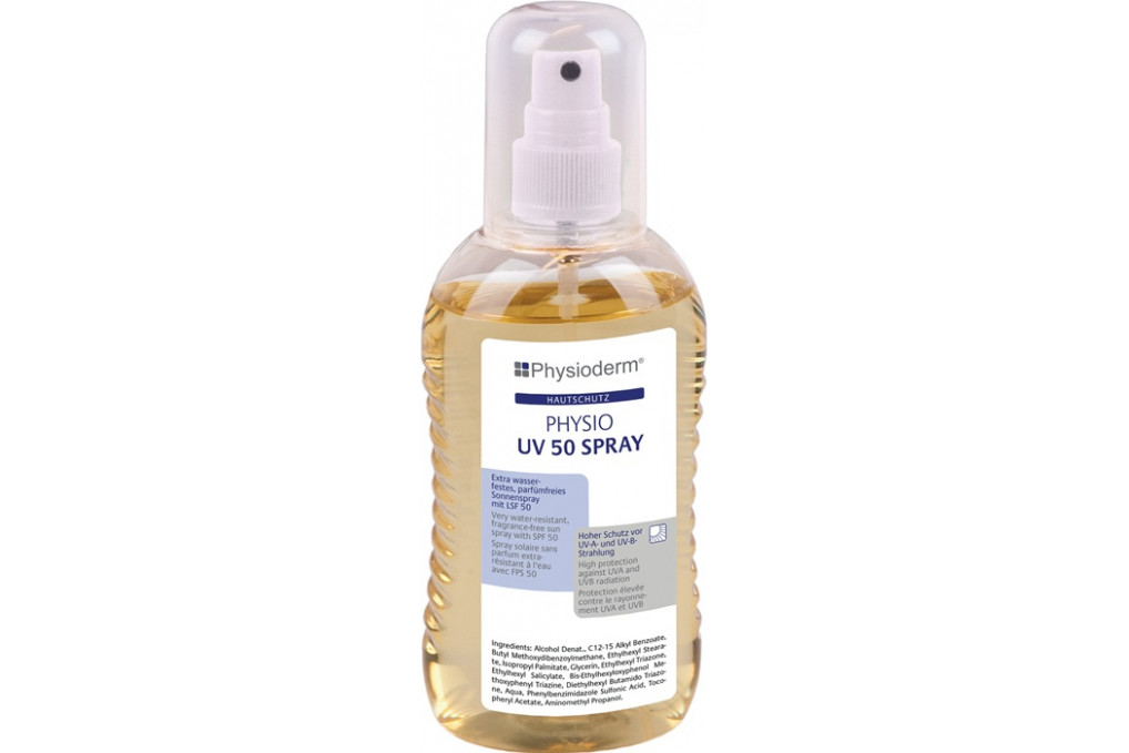 Hautschutzspray PHYSIO UV 50 SPRAY 200ml ext.wasserfest,fettfrei Pumpflasche Hautschutzspray PHYSIO UV 50 SPRAY 200ml ext.wasserfest,fettfrei Pumpflasche