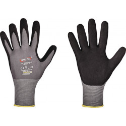 Handschuh OPTIMATE Gr.8 grau schwarz EN 420 EN 388 PSA II OPTIFLEX