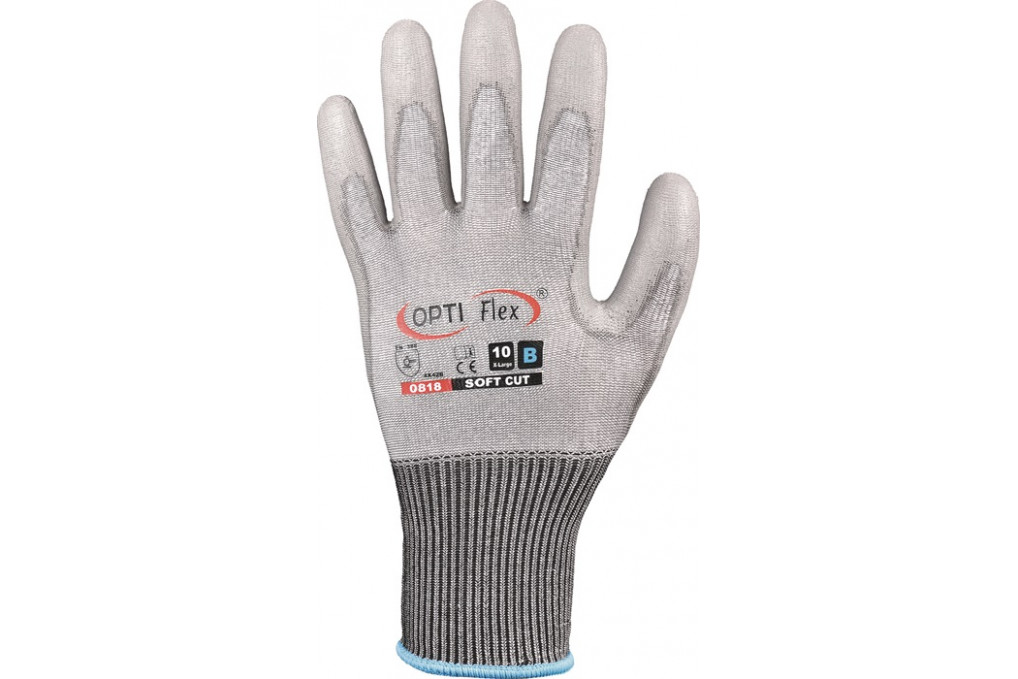 Handschuh SOFT CUT Gr.10 grau EN 420 EN 388 PSA II OPTIFLEX
