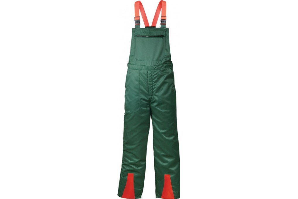 Schnittschutzlatzhose FICHTE Gr.54 grün rot FELDTMANN Schnittschutzlatzhose FICHTE Gr.54 grün rot FELDTMANN