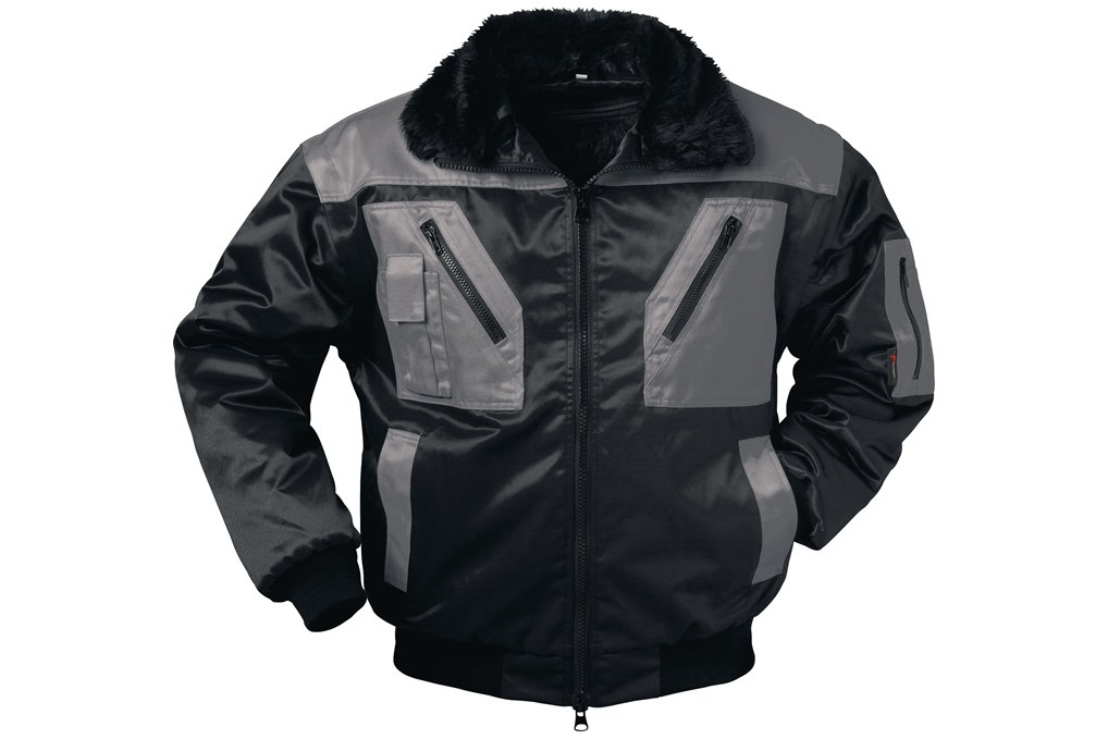 Pilotjacke ASKIM 4 in 1 Gr.XL schwarz grau NORWAY Pilotjacke ASKIM 4 in 1 Gr.XL schwarz grau NORWAY