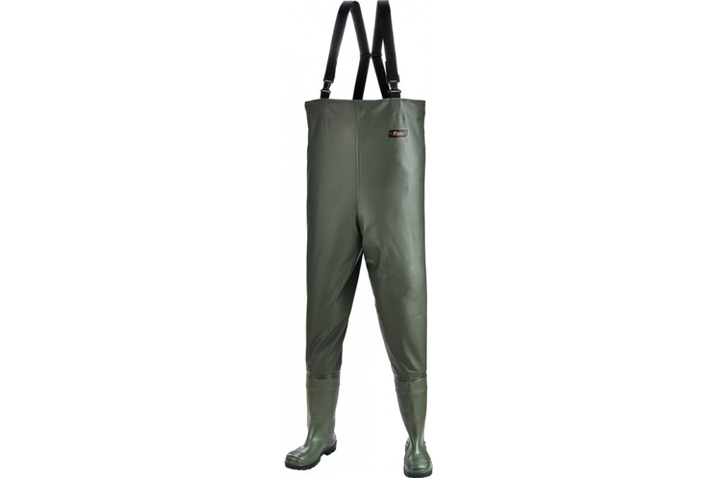 Wathose STANDARD Gr.41 olivgrün Stiefel:S5 SRA Stiefel:EN20345 NORWAY Wathose STANDARD Gr.41 olivgrün Stiefel:S5 SRA Stiefel:EN20345 NORWAY