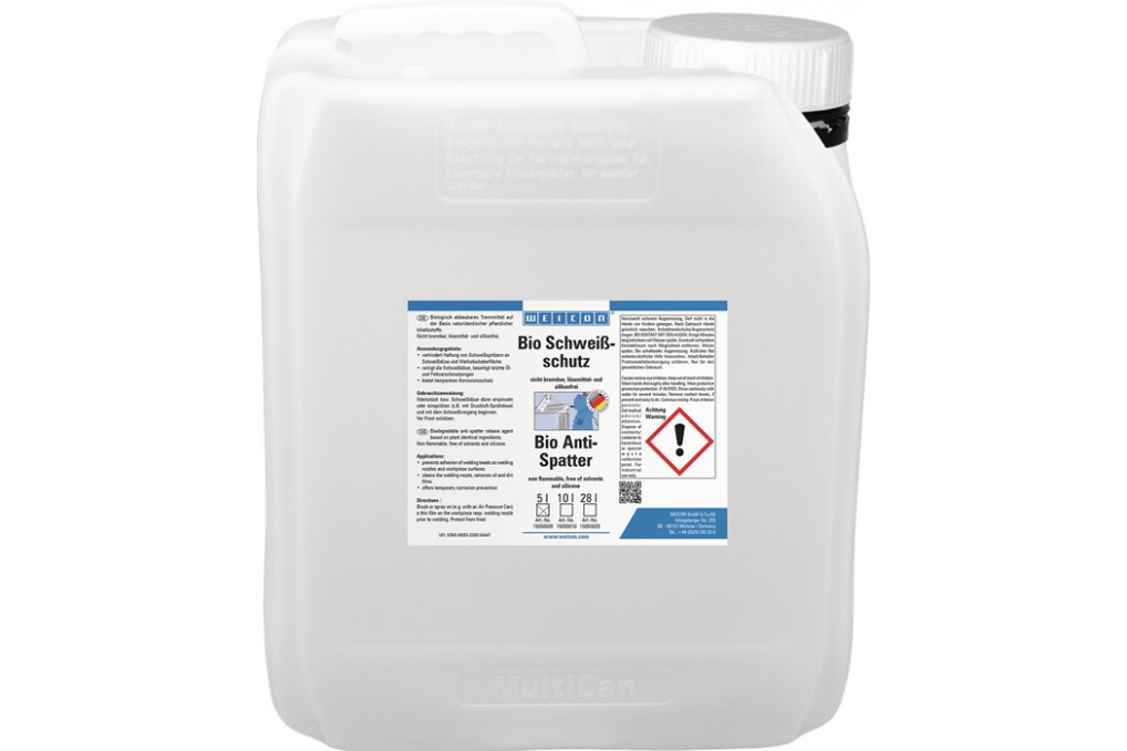 Bio Schweißschutz 5l Kanister WEICON Bio Schweißschutz 5l Kanister WEICON