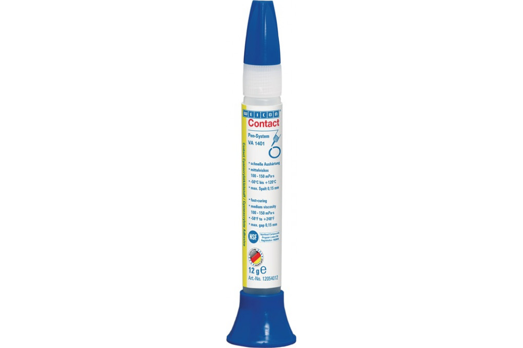 Cyanacrylatklebstoff VA 1401 12g farblos,klare Flüssigkeit Pen System WEICON Cyanacrylatklebstoff VA 1401 12g farblos,klare Flüssigkeit Pen System WEICON