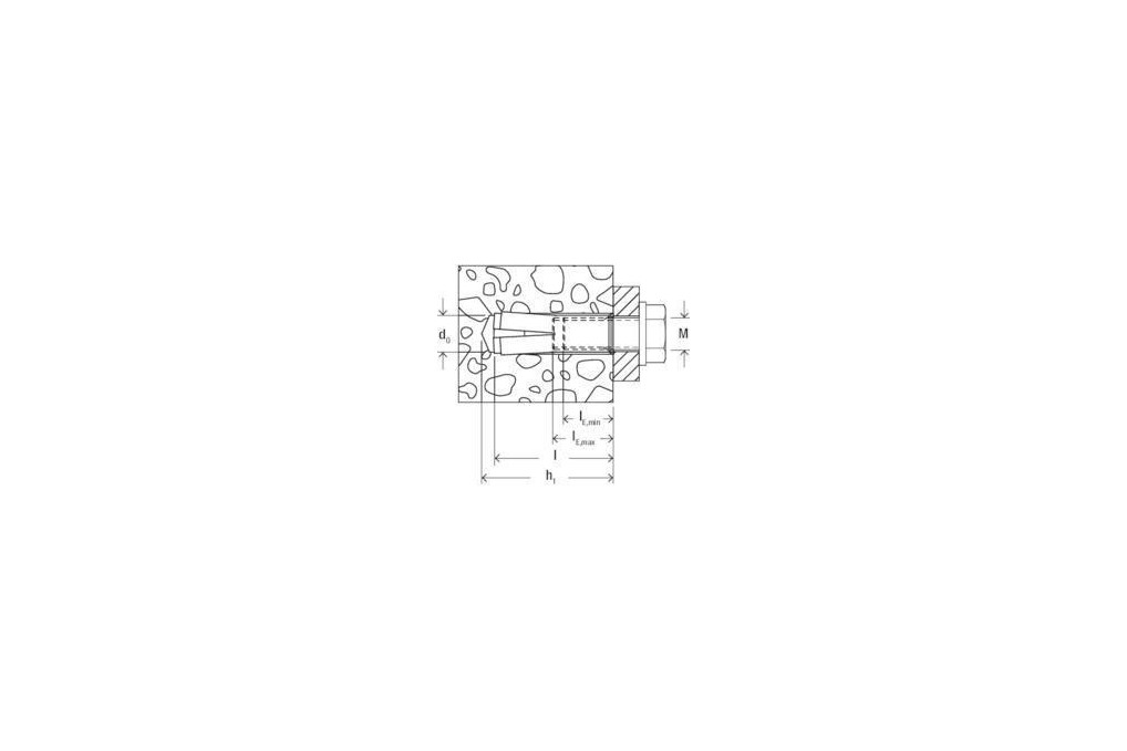 Einschlaganker M12 25St. Einschlaganker M12 25St.