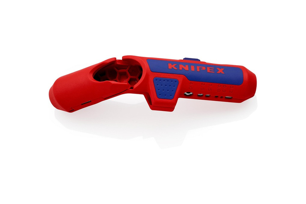 Univ.Abmantelungswerkzeug ErgoStrip® Gesamt L.130mm f.Linkshänder KNIPEX Univ.Abmantelungswerkzeug ErgoStrip® Gesamt L.130mm f.Linkshänder KNIPEX