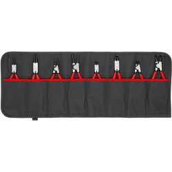 Sicherungsringzangensatz Version1 8 tlg.in Rolltasche 10 60mm KNIPEX Sicherungsringzangensatz Version1 8 tlg.in Rolltasche 10 60mm KNIPEX