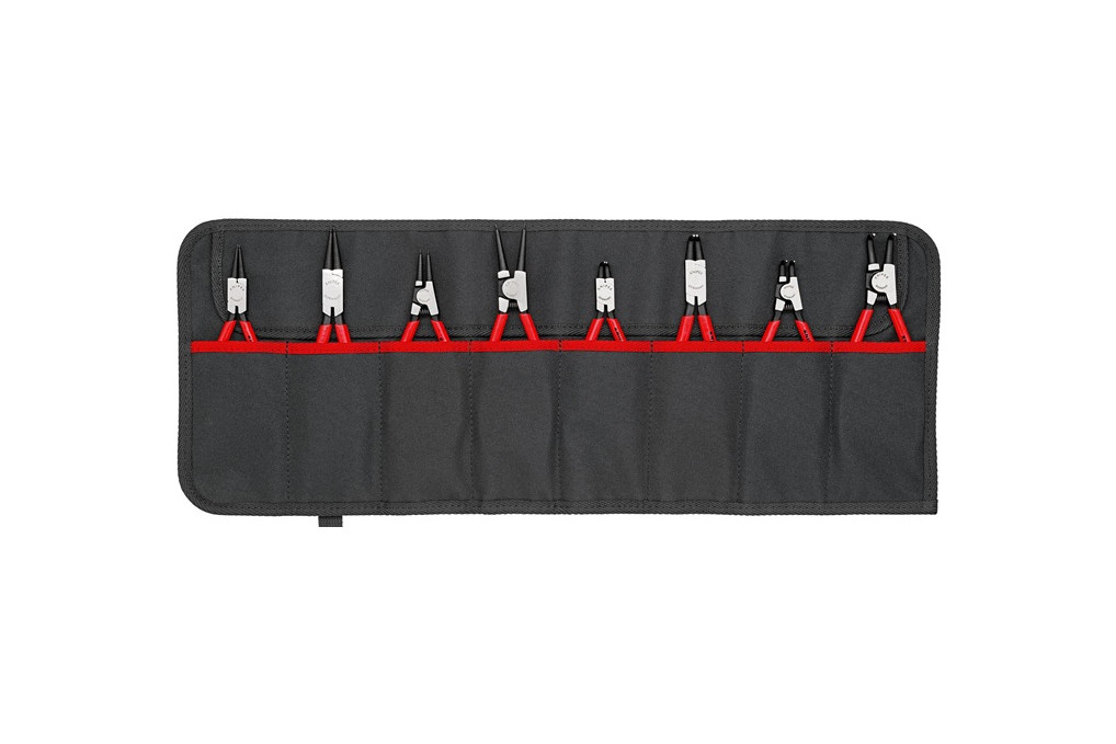 Sicherungsringzangensatz Version1 8 tlg.in Rolltasche 10 60mm KNIPEX Sicherungsringzangensatz Version1 8 tlg.in Rolltasche 10 60mm KNIPEX