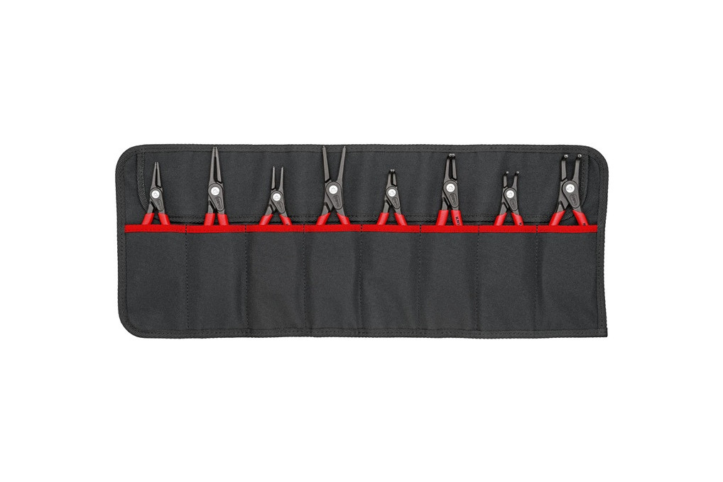 Sicherungsringzangensatz Version 2 8 tlg.in Rolltasche 10 60mm KNIPEX Sicherungsringzangensatz Version 2 8 tlg.in Rolltasche 10 60mm KNIPEX