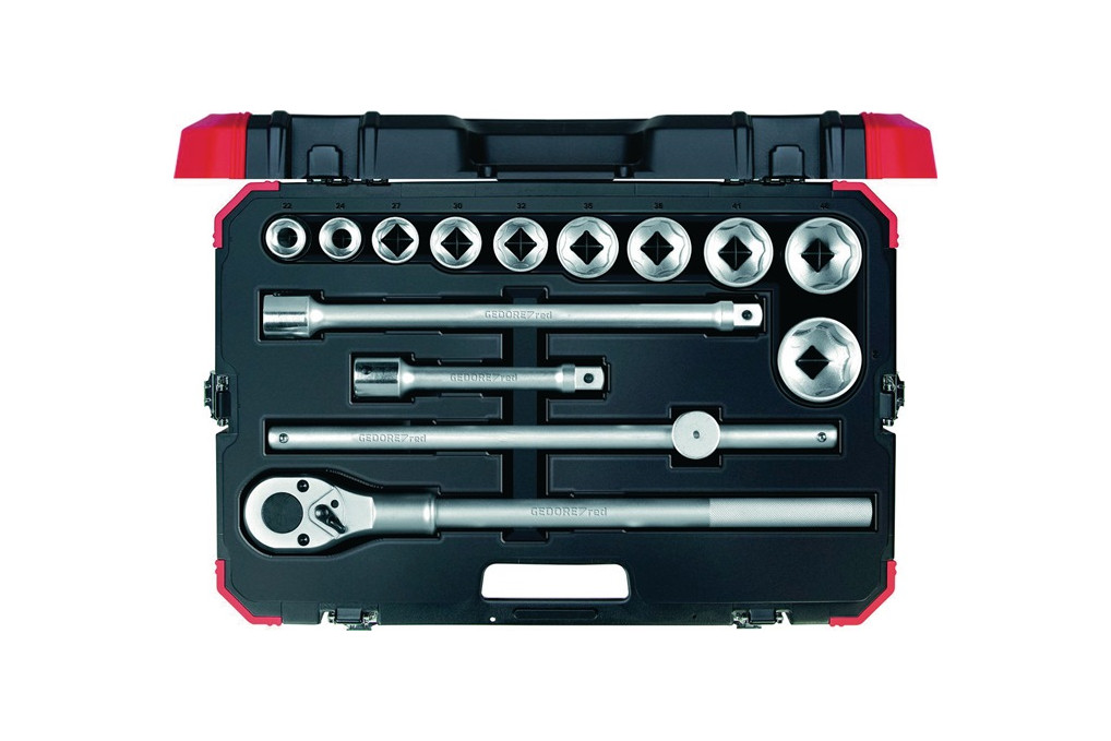 Steckschlüsselsatz R7800 4014 14 tlg.3 4 Zoll GEDORE RED Steckschlüsselsatz R7800 4014 14 tlg.3 4 Zoll GEDORE RED