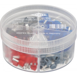 Sortimentsbox 200 tlg.2x0,75 2x2,5mm² Ku. Box KNIPEX Sortimentsbox 200 tlg.2x0,75 2x2,5mm² Ku. Box KNIPEX