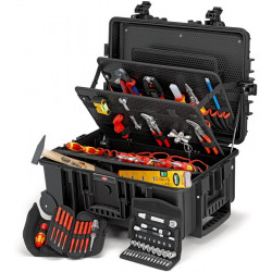 Werkzeugkoffer Robust45 Move 63 tlg.Koffer a.schlagfestem PP f.Elektriker KNIPEX Werkzeugkoffer Robust45 Move 63 tlg.Koffer a.schlagfestem PP f.Elektriker KNIPEX