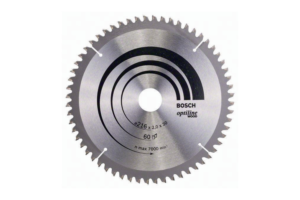 Kreissägeblatt PRO Wood AD 216mm Z.60 WZ N Bohr.30mm Schnitt B.2,0mm HM BOSCH Kreissägeblatt PRO Wood AD 216mm Z.60 WZ N Bohr.30mm Schnitt B.2,0mm HM BOSCH