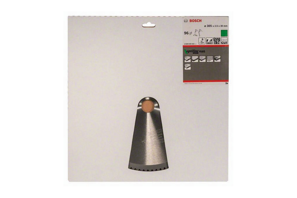 Kreissägeblatt PRO Wood AD 305mm Z.96 WZ N Bohr.30mm Schnitt B.2,5mm HM BOSCH Kreissägeblatt PRO Wood AD 305mm Z.96 WZ N Bohr.30mm Schnitt B.2,5mm HM BOSCH