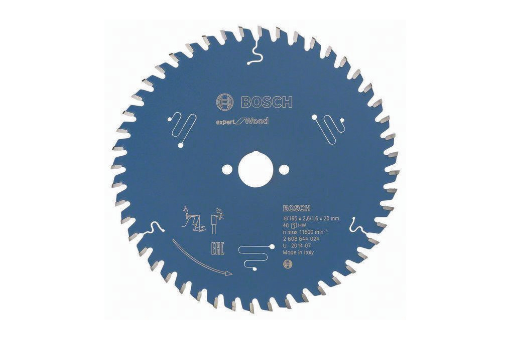 Kreissägeblatt Expert for Wood AD 165mm Z.48 WZ Bohr.20mm Schnitt B.2,6mm Kreissägeblatt Expert for Wood AD 165mm Z.48 WZ Bohr.20mm Schnitt B.2,6mm