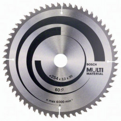 Kreissägeblatt AD 254mm Z.60 HLTCG Bohr.30mm Schnitt B.3,2mm HM BOSCH Kreissägeblatt AD 254mm Z.60 HLTCG Bohr.30mm Schnitt B.3,2mm HM BOSCH