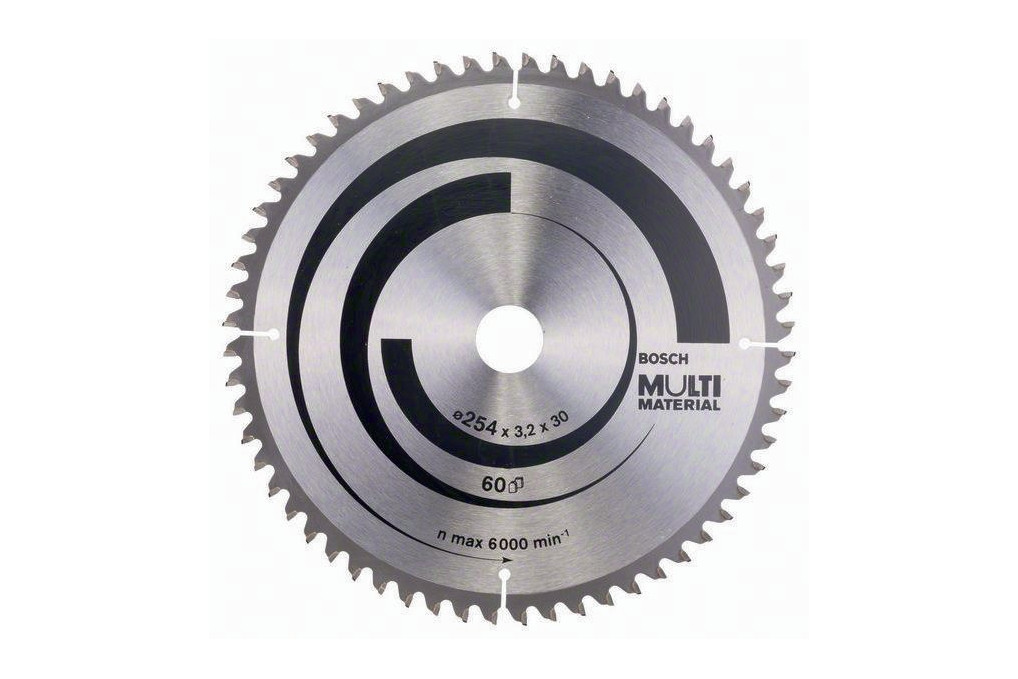 Kreissägeblatt AD 254mm Z.60 HLTCG Bohr.30mm Schnitt B.3,2mm HM BOSCH Kreissägeblatt AD 254mm Z.60 HLTCG Bohr.30mm Schnitt B.3,2mm HM BOSCH