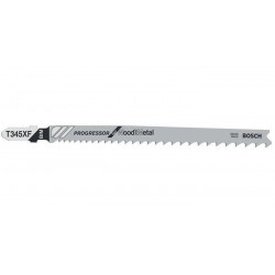 Stichsägeblatt T 345 XF Gesamt L.132mm Zahnt.2,4 5mm BIM 3 St. Karte BOSCH Stichsägeblatt T 345 XF Gesamt L.132mm Zahnt.2,4 5mm BIM 3 St. Karte BOSCH