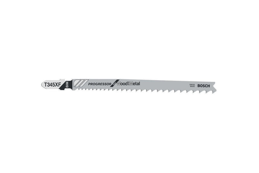 Stichsägeblatt T 345 XF Gesamt L.132mm Zahnt.2,4 5mm BIM 3 St. Karte BOSCH Stichsägeblatt T 345 XF Gesamt L.132mm Zahnt.2,4 5mm BIM 3 St. Karte BOSCH