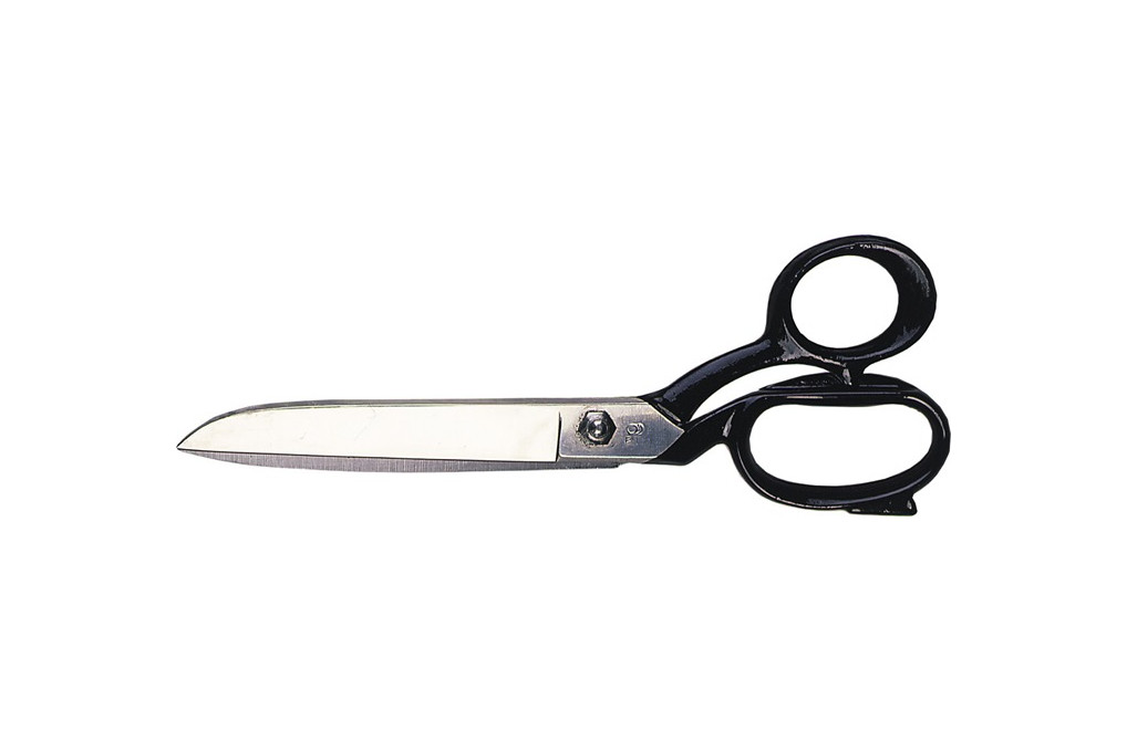 Arbeitsschere Gesamt L.225mm Schnitt L.85mm langes u.rundes Griffauge ERDI