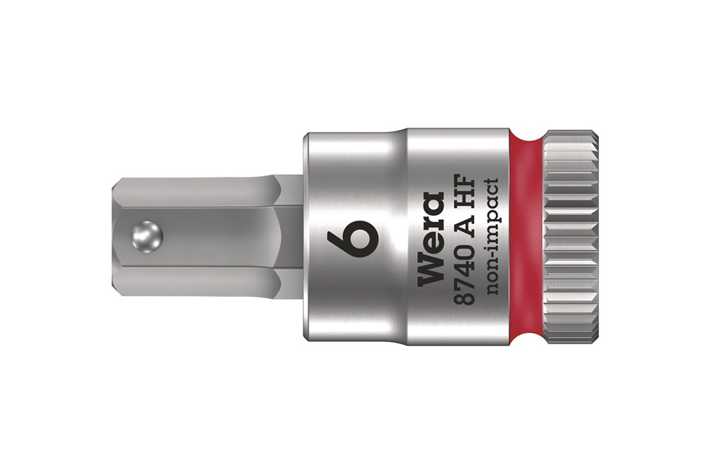 Steckschlüsseleinsatz 8740 A HF 1 4 Zoll SW 6mm L.28mm WERA Steckschlüsseleinsatz 8740 A HF 1 4 Zoll SW 6mm L.28mm WERA