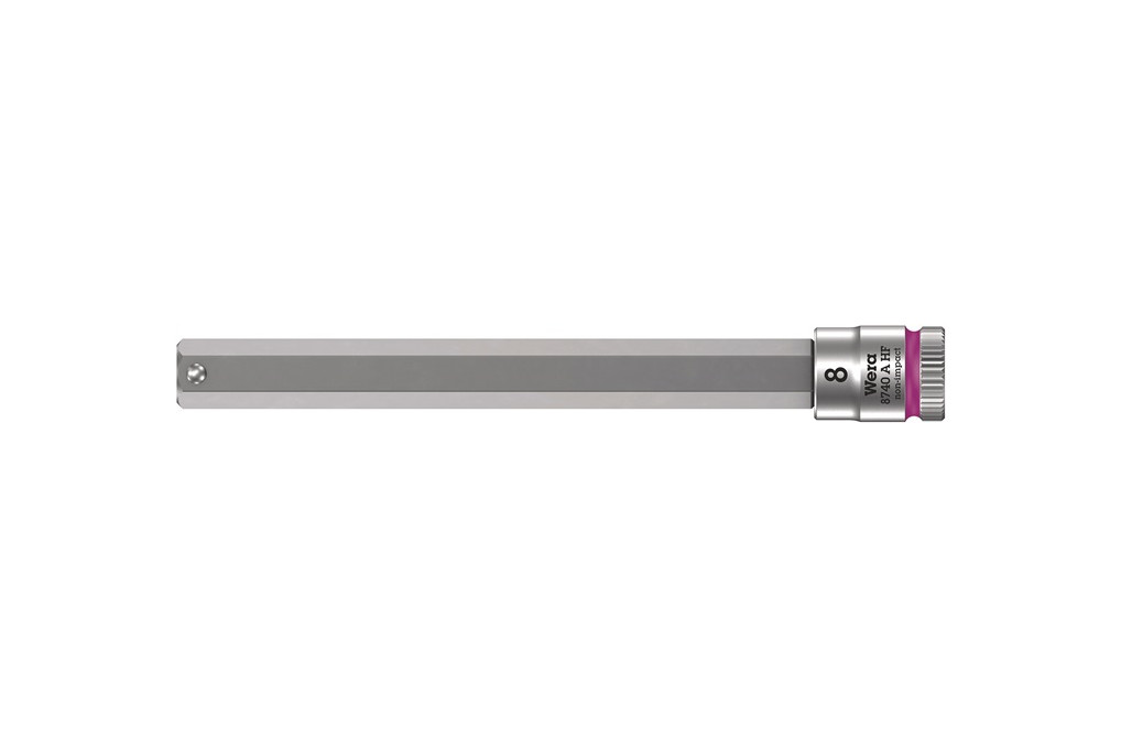 Steckschlüsseleinsatz 8740 A HF 1 4 Zoll SW 8mm L.100mm WERA Steckschlüsseleinsatz 8740 A HF 1 4 Zoll SW 8mm L.100mm WERA