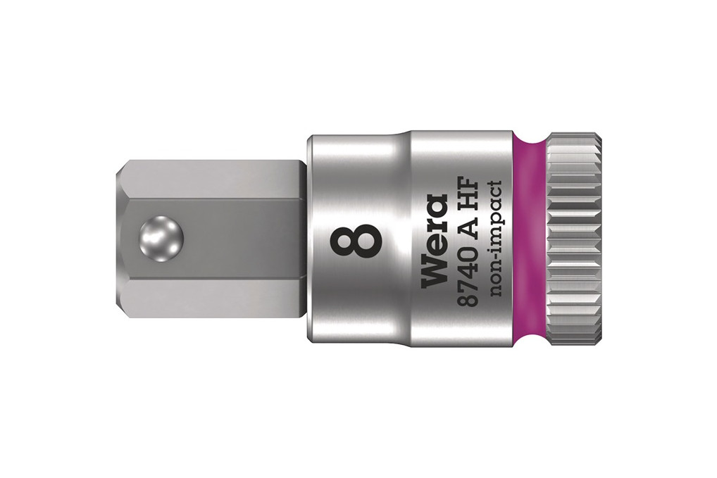 Steckschlüsseleinsatz 8740 A HF 1 4 Zoll SW 8mm L.28mm WERA Steckschlüsseleinsatz 8740 A HF 1 4 Zoll SW 8mm L.28mm WERA