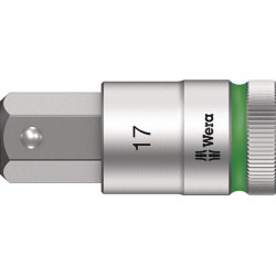 Steckschlüsseleinsatz 8740 C HF 1 2 Zoll SW 17mm L.60mm WERA Steckschlüsseleinsatz 8740 C HF 1 2 Zoll SW 17mm L.60mm WERA